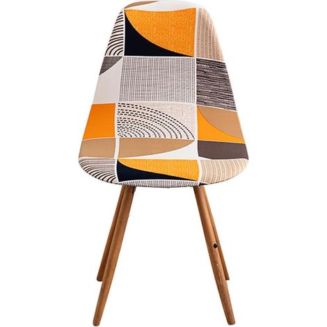 Housses de Chaise Salle à Manger Scandinave Housse de Chaise de Forme incurvée Lot de 4 Péninsule (1/5)