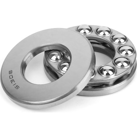 Butée à billes plane, pression de poussée, haute précision, acier, équipement industriel 51306 (1/5)