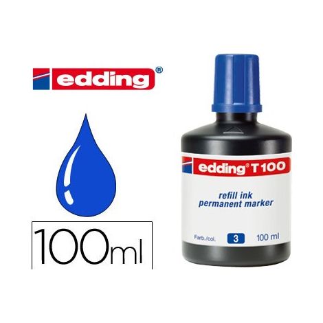 Edding T-100 cartucho de tinta 1 pieza Original Azul