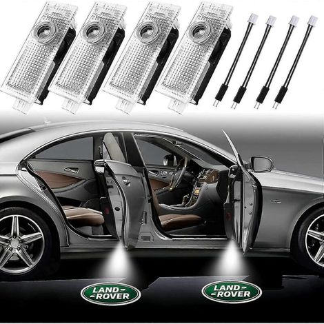 Projecteur de logo pour portière de voiture, 4 pièces, lumière LED fantôme, lumière laser de courtoisie, lumière de bienvenue, compatible avec Land (1/5)