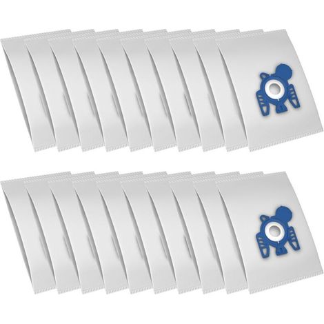 Paquete de 20 bolsas para aspiradora Miele Complete C3 – Microfibra multicapa de 5 capas – Filtración óptima – Bolsa tipo MSM 10 (1/5)