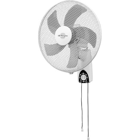 Ventilateur mural WF 1040 45 W 40 cm avec 3 modes de fonctionnement et 3 vitesses, 5 pales incurvées, design épuré silencieux, gain de place à l'intérieur (1/3)