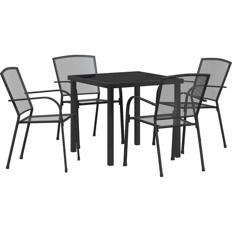 Maison Exclusive - Set da Pranzo per Giardino 5 pz Antracite (1/5)