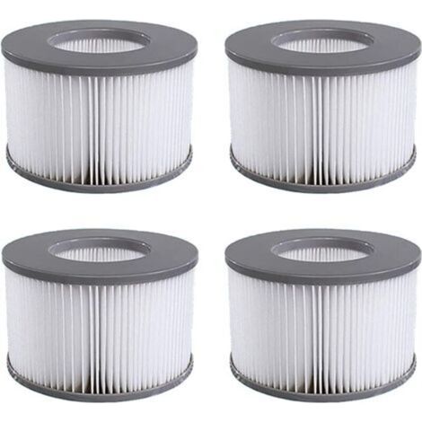 Spa Lite Filter für MSPA, Filter für MSPA Lite, für MSPA Spa Filter - Filterkartuschen für Tauchboote und Whirlpools - Modell ab 2020 (4 Stück) dengyank-Crezuo