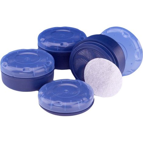 3M – Filtres VMC pour ventilation assistée Jupiter – Polypropylène et PVC – Classe de protection P – Sachet de 2 pièces
