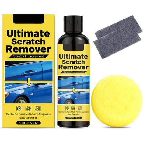 NanoPolix Scratch Remover,Car Scratch Remover Kit,Efface Rayure Voiture,Nano polix Scratch Remover, Quick Fix Removal Paste for Deep Scratches, All Paint Colors Polishing Kit (1/5)