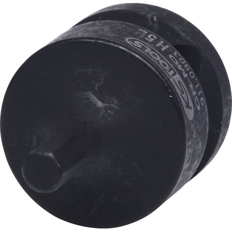 KS Tools 1/2" Kraft-Bit-Stecknuss Innensechskant, kurz, 5 mm - 911.0903