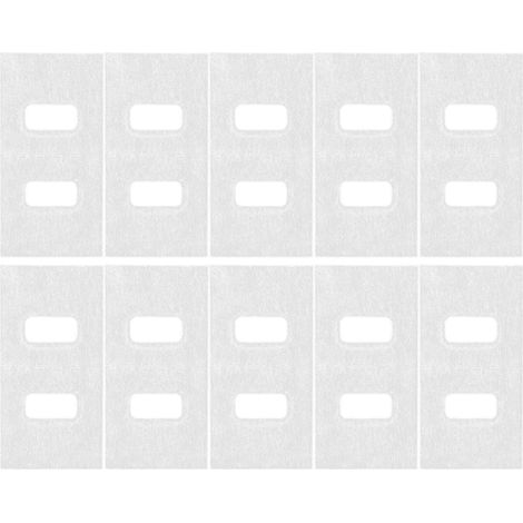 Kit de 10 clips de réparation pour stores verticaux, languettes de réparation transparentes, kit de remplacement pour des réparations rapides à la maison ou au bureau (1/5)