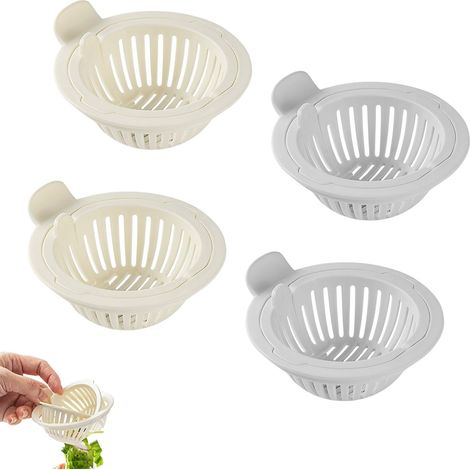 4PCS Filtre Evier Cuisine, Vidange Rapide Panier Evier Cuisine avec Design Autonettoyant, Accessoires De Cuisine Essentiels pour La Collecte des Déchets, Adaptation Universelle Aux éviers Standard (1/5)