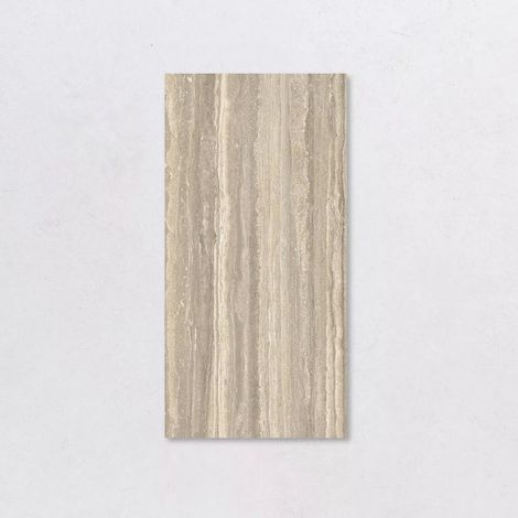 Carrelage Intérieur Effet Pierre de Travertin Contrepasse COCOON TRAVERTINO Noisette OB 60x120cm (1/5)