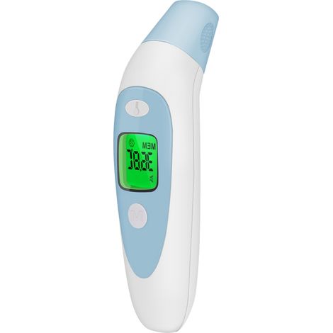 Thermometre Oreille - Infrarouge Precis 0 5 Seconde - Pour Adultes Bebes Et Enfants - Affichage Couleur - 1 Unite (1/5)