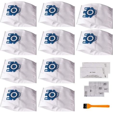 15 Sacs à Poussière compatibles Miele GN 3D AirClean (1/4)