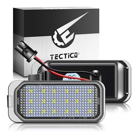 LED Car License Plate Light Rear Lights SMD 6000K Pure White Ford Focus MK2 Mondeo MK4 Fiesta MK7 Kuga S-MAX (1/5)