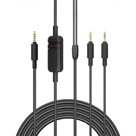 MMX300 Kopfhörer-Audiokabel, Ersatzkabel mit 3,5-mm-Splitter (1/5)