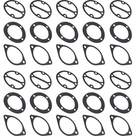 10 Sätze Zylinderkopfdichtungen, kleine Dichtungspads aus technischem Kunststoff, starkes Dichtungspapier (1/5)