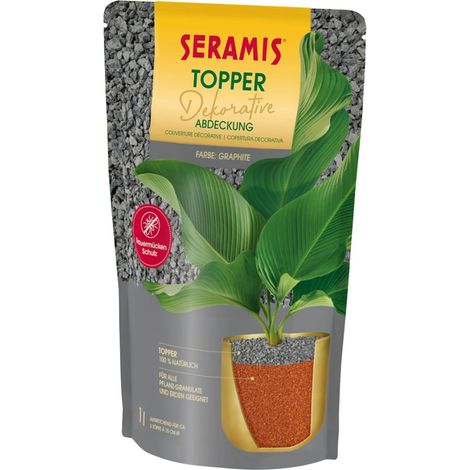 Seramis Pflanzgranulat Topper graphite 1 L Pflanzgranulat