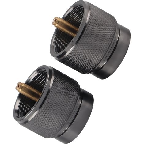 Adaptateur de Bouteille de Gaz pour Barbecue, Camping et Randonnée - 2 Pièces