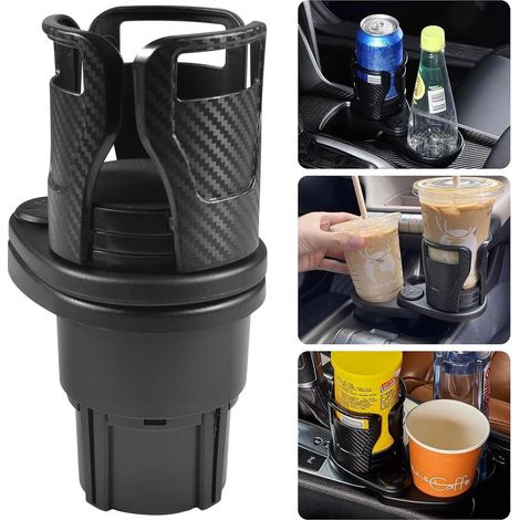 Adjustable air vent holder, car drink holder, cup holder, universal adjustable air vent holder, car drink holder for air vents, suitable for drinks and coffee cups (1/5)