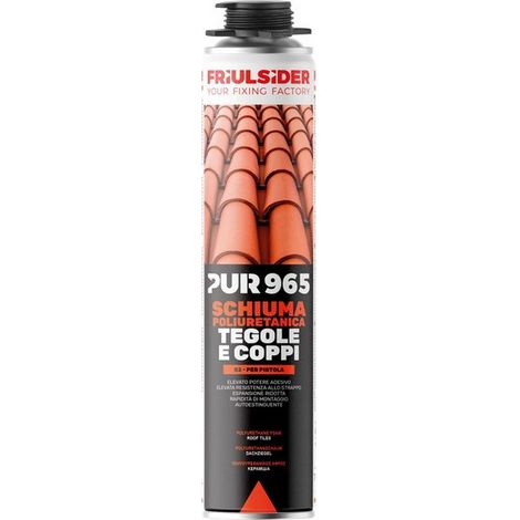 12PZ SCHIUMA POLIURETANICA PUR 965 TEGOLE E COPPI SPRUZZATORE ml. 750