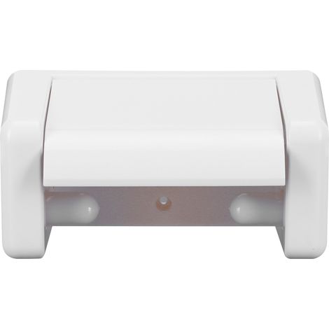 Porte-papier toilette mural – Support pour rouleau de papier hygiénique (Blanc)