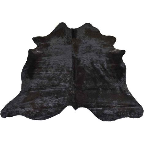 Tapis Déco "Peau de Vache" 195x230cm Noir (1/3)