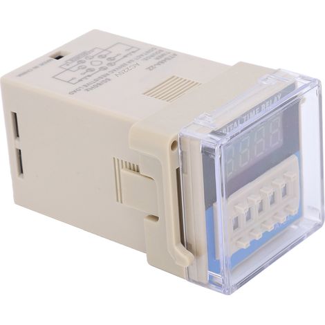 Module de commande de temporisation à affichage numérique LED avec relais temporisé, accessoire d'automatisation industrielle ATS48A2Z (AC220V)