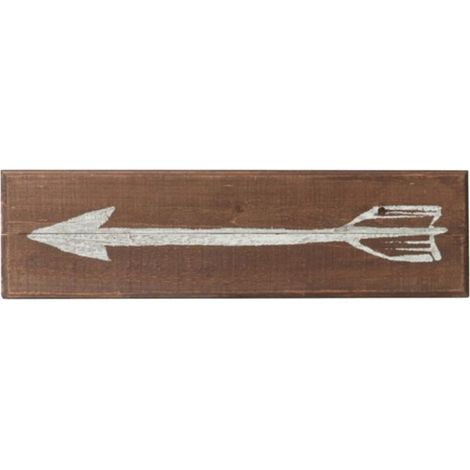 Plaque en bois motifs flèche N 2