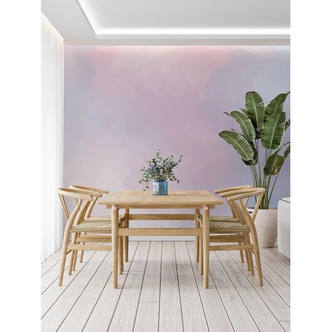 Papier Peint Enfant - Nuages Pastels - 150 x 250 cm (1/2)