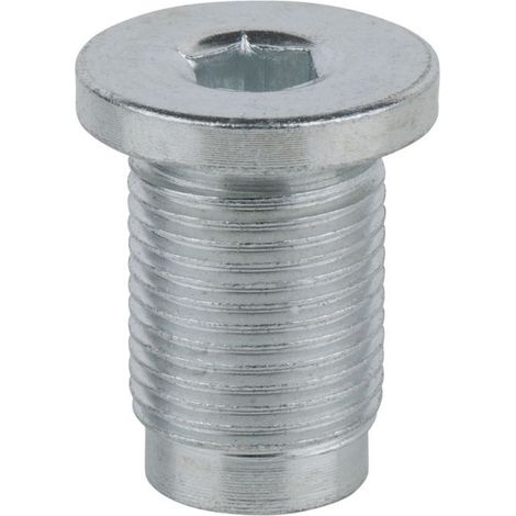 KS Tools Ölablassschraube Innen6kant 8mm, M18x1,5x27mm, 10er-Pack - 430.1001