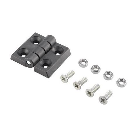 Basetech Charnière en plastique 53 x 44 x 8 mm 53 mm 1 pc(s) X045581 (1/2)