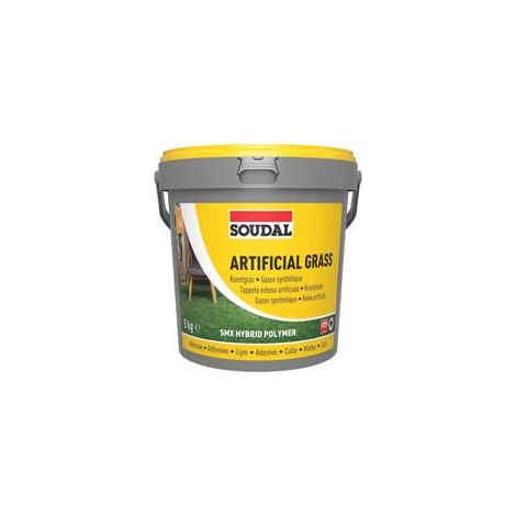 COLLA PER PRATO SINTETICO ARTIFICIAL GRASS  in barattolo kg.5    SOUDAL