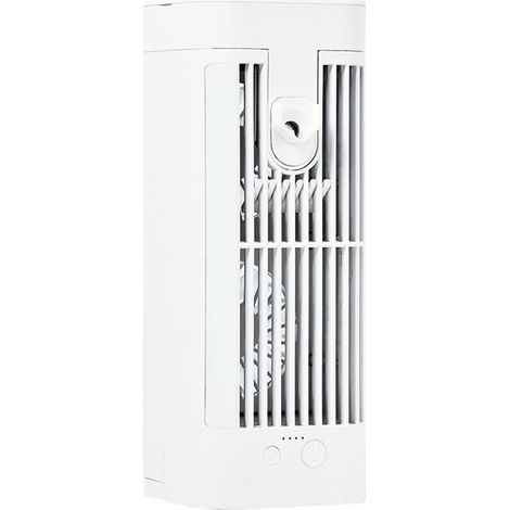 Ortviai Rafraîchisseur d'air portable évaporatif USB silencieux avec veilleuse LED, 120 ml, 36 dB