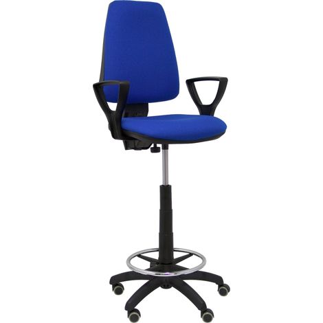 Sgabello Elche CP bali blu sgabello a bracci fissi ruote per parquet (1/5)