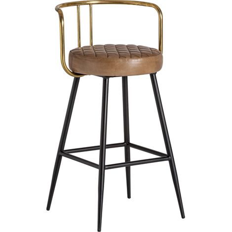 Tabouret elkins - Marron (1/5)