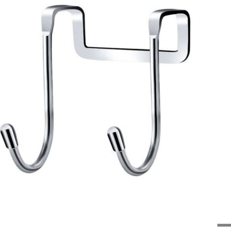 Crochets de porte double, crochets à chapeaux et de suspension, pour tiroirs et cintres, multifonctionnels (1/4)