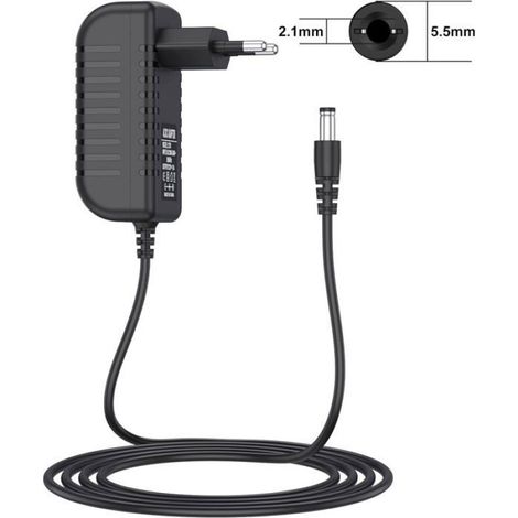 Adaptateur Secteur 12V 2A 24W Universel Pour Haut-Parleurs, Bandes Led, Routeurs, Caméras Cctv Et Appareils Électroniques Alimenta (1/5)
