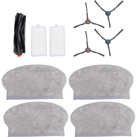 Kit di accessori per robot aspirapolvere Midea M6 NER600: spazzola laterale centrale, filtro HEPA lavabile, panno per la pulizia. (1/5)