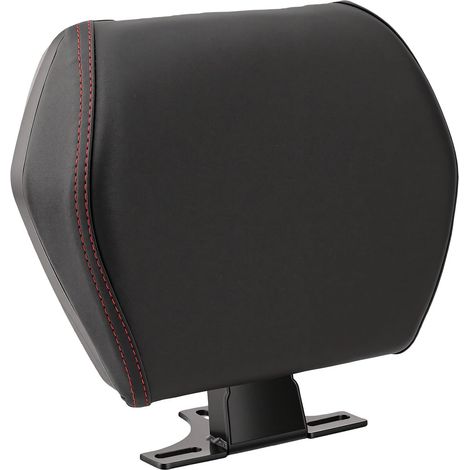 Dossier Arrière de Moto, Support Arrière de Passager en Cuir PU, Coussin de Dossier de Conducteur Amovible et Réglable pour VTT, Scooter, Croiseur, Cyclomoteur, Moto (1/5)