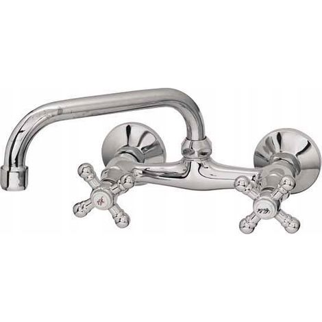 MISCELATORE LAVABO RETRO A PARETE (1/2)