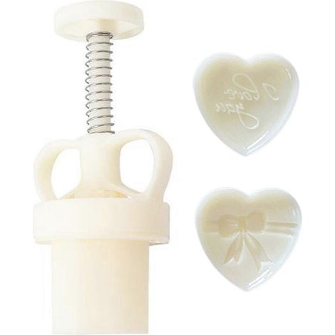 Moule à Mooncake en Forme de Cœur 20g, Accessoires de Pâtisserie et Tampons (1/4)