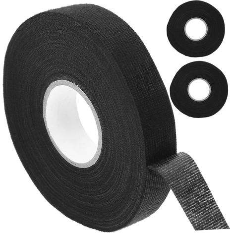 BESTYASH 3 Rouleaux de Bande Adhésive Toile Noire pour Envolver (1/5)
