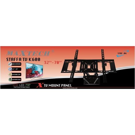 Support De Télévision 32" - 70" Jusqu'à 50 Kg Maxtech Staf-06 Tv K600