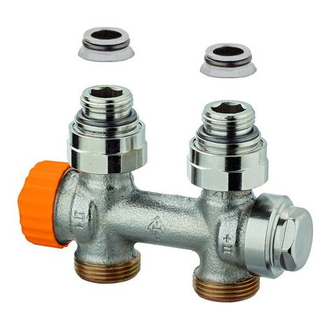 HEIMEIER Ventil Multilux V Eclipse Durchgang, für Rp 1/2 IG und G 3/4 AG, 3865-02.000 (1/3)