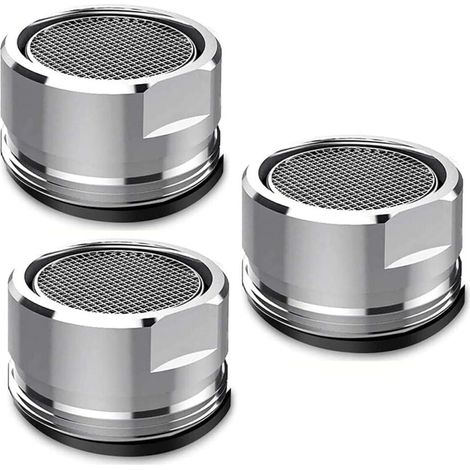 KZQ Aireador de grifo de 24 mm, 3 piezas, boquilla para grifo de cocina, filtro para grifo de baño. (1/4)