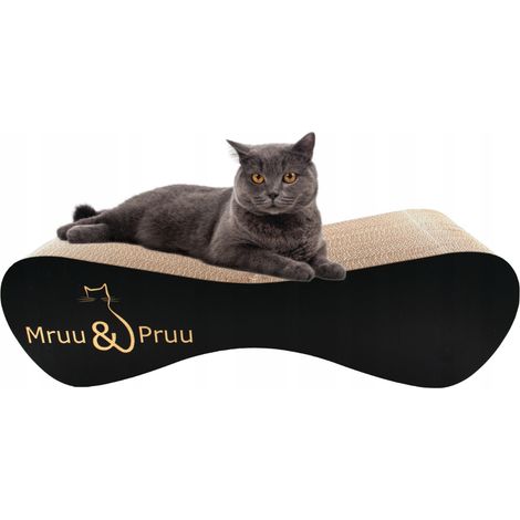 Tiragraffi per gatti Mimi  nero  70x23x24 cm  MruuPruu