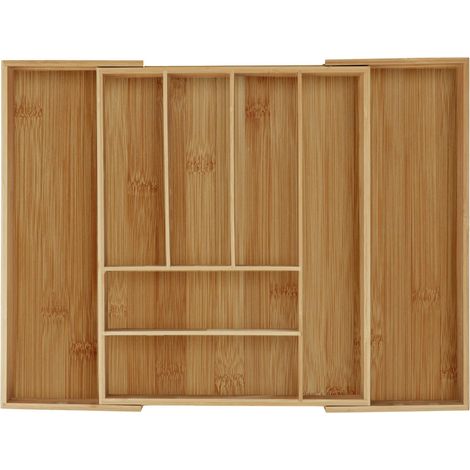 Besteckkasten bambus ausziehbar 883030