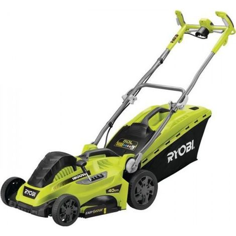 Ryobi – Tondeuse thermique 1800 W – Ø coupe 40 cm – Mulching efficace – Double poignée Vertebrae™ – Indicateur de niveau de charge (1/5)
