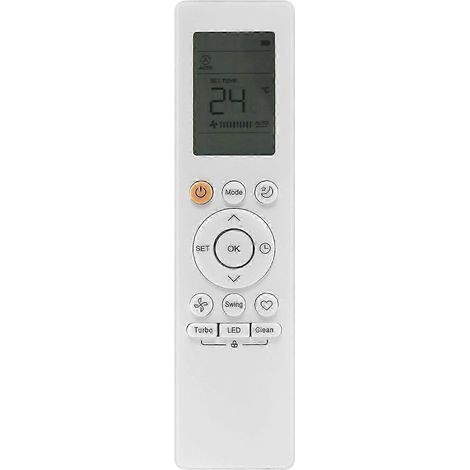 Télécommande infrarouge RG10B pour climatiseur Midea (anglais) RG10B/BGEFU1 (1/5)