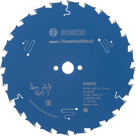 Bosch Kreissägeblatt Expert for Construct Wood 184 x 16 x 2,0 mm 24 (1/5)