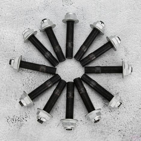 Kit d'écrous et goujons de collecteur d'échappement compatible avec Toyota 1HZ 1HDT 4.2L séries 70, 75, 80 et 100 (référence 9017910128) (1/5)